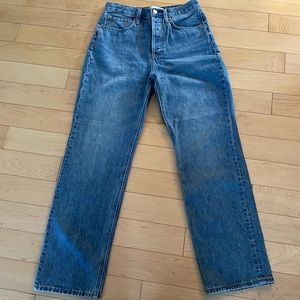 Denim Forum Joni High Rise Loose Jeans.  Size 26